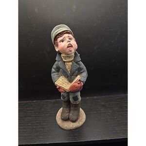 Vintage‎ Sarah's Attic Boy Caroler, Weasel, 1990 Number 1049/1992